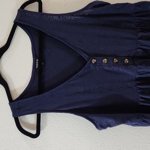 $5 sale! Torrid eyelet tiered tank
